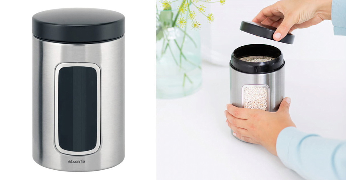 Recipiente para alimentos Brabantia Matte Steel barato, ofertas para el hogar