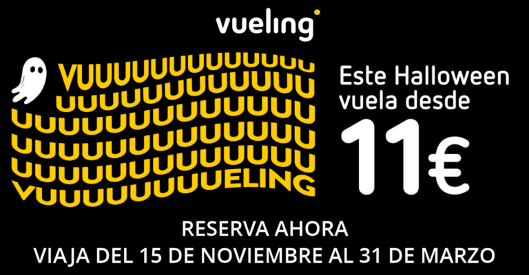 ¿Tienes ganas de volar barato por Europa? Vuelos desde 11 euros en Vueling reservando antes de este domingo. Viaja hasta el 31 de marzo.