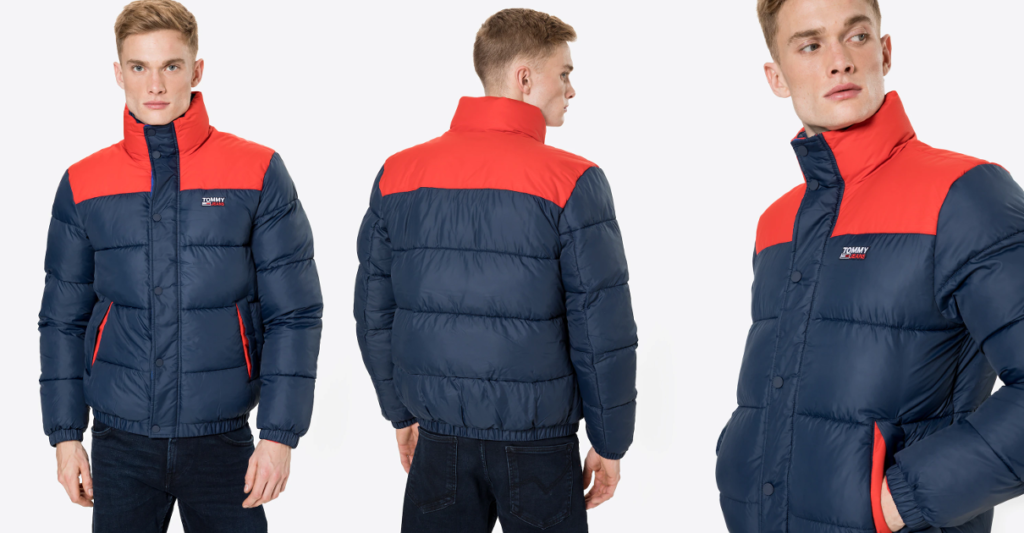 ¡TOMA CHOLLO! Abrigo Tommy Jeans solo 66,43 euros. 67% de descuento.