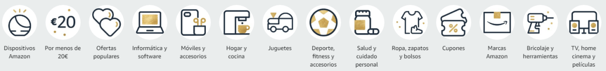 Amazon Black Friday: Navega por categorías para encontrar lo que buscas