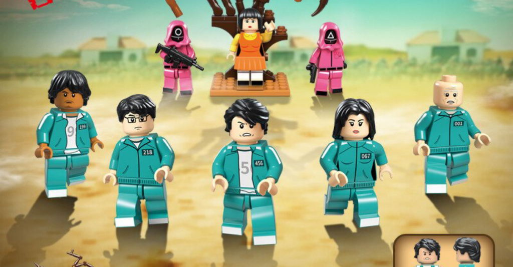 ¡El regalo de estas Navidades! Juego de construcción tipo LEGO El juego del Calamar por solo 9.27 euros.