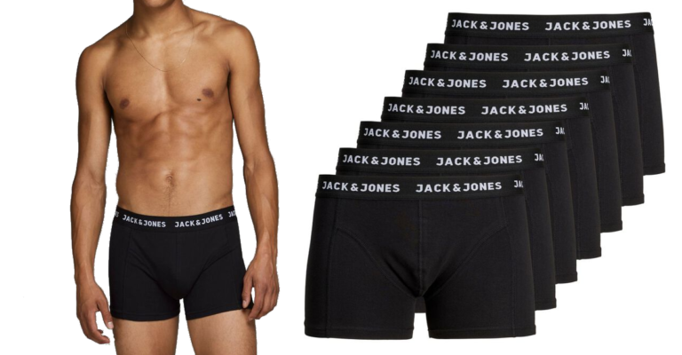 ¡TOMA CALZONCILLOS! Pack de 7 boxers Jack & Jones solo 21,09 euros. 58% de descuento.