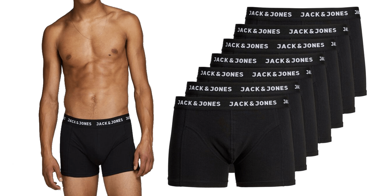 Pack de 7 boxers Jack & Jones baratos, ofertas en ropa interior