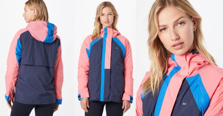 ¡TOMA CHOLLO! Chaqueta Tommy Jeans Colorblock solo 59,94 euros. 66% de descuento.