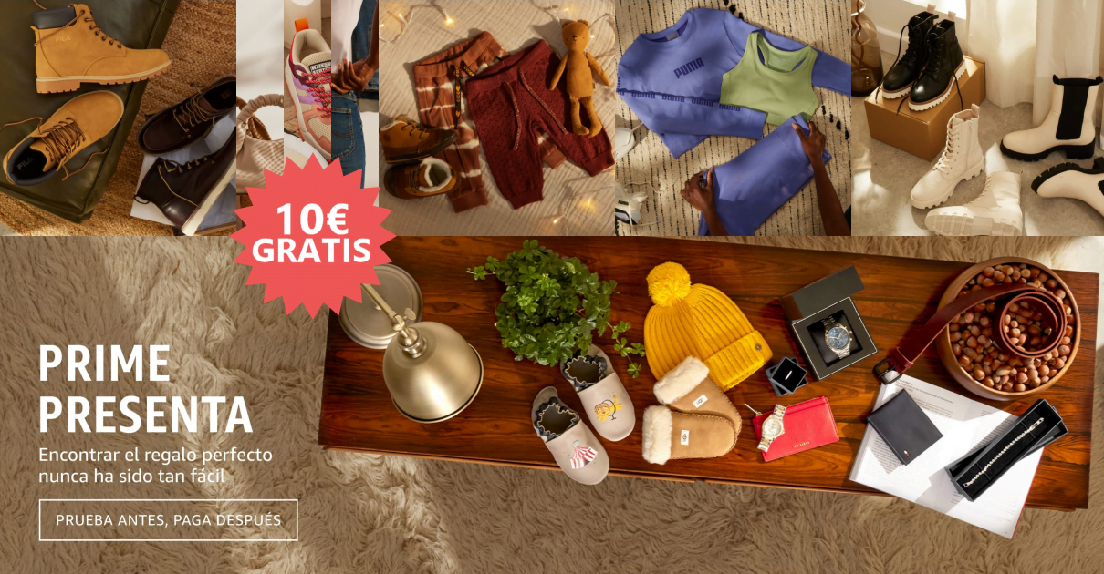 Código promocional Amazon prueba primero paga después, ropa de marca barata, ofertas en ropa Amazon