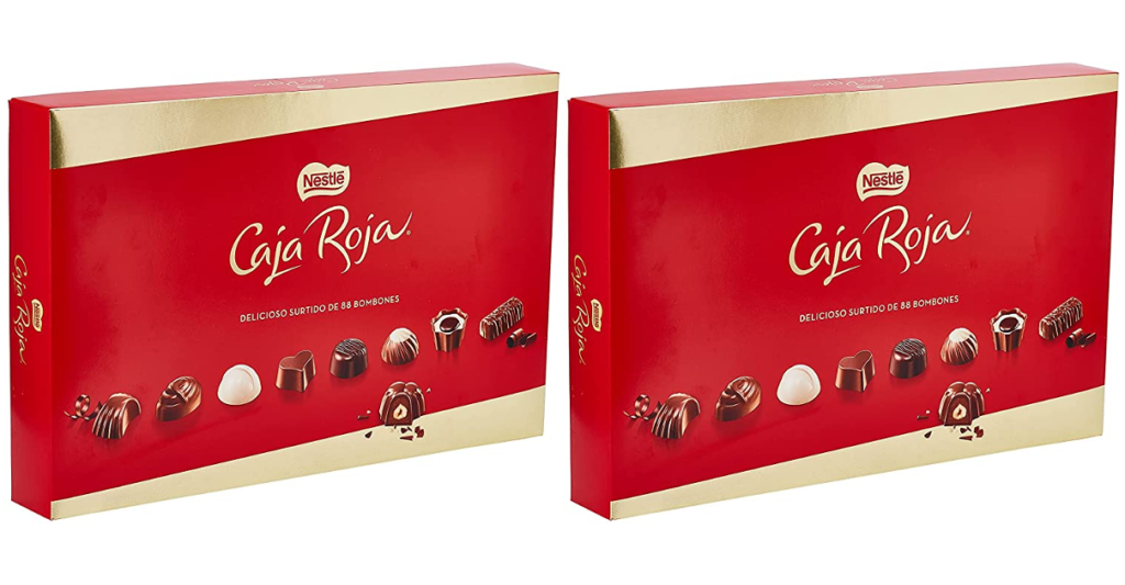 ¡Endúlzate al mejor precio! 2 cajas de bombones Nestlé Caja Roja 20,99 euros.