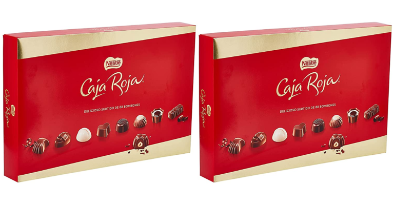 ¡Endúlzate al mejor precio! 2 cajas de bombones Nestlé Caja Roja 20,99 euros.