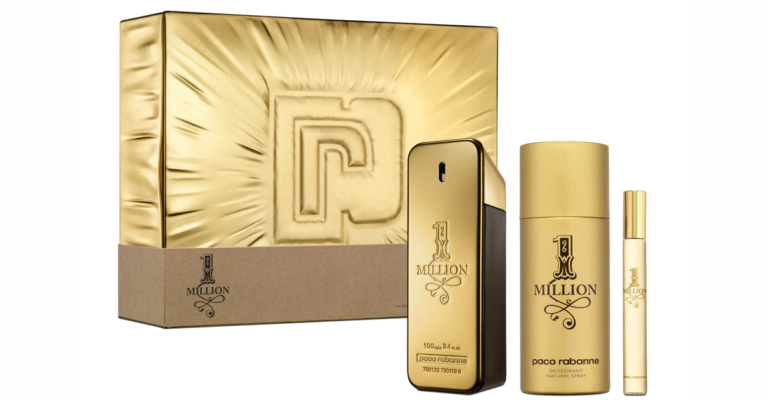 Pack completo: estuche de regalo One Million de Paco Rabanne con 39,95 euros de descuento. Ideas para Navidad.