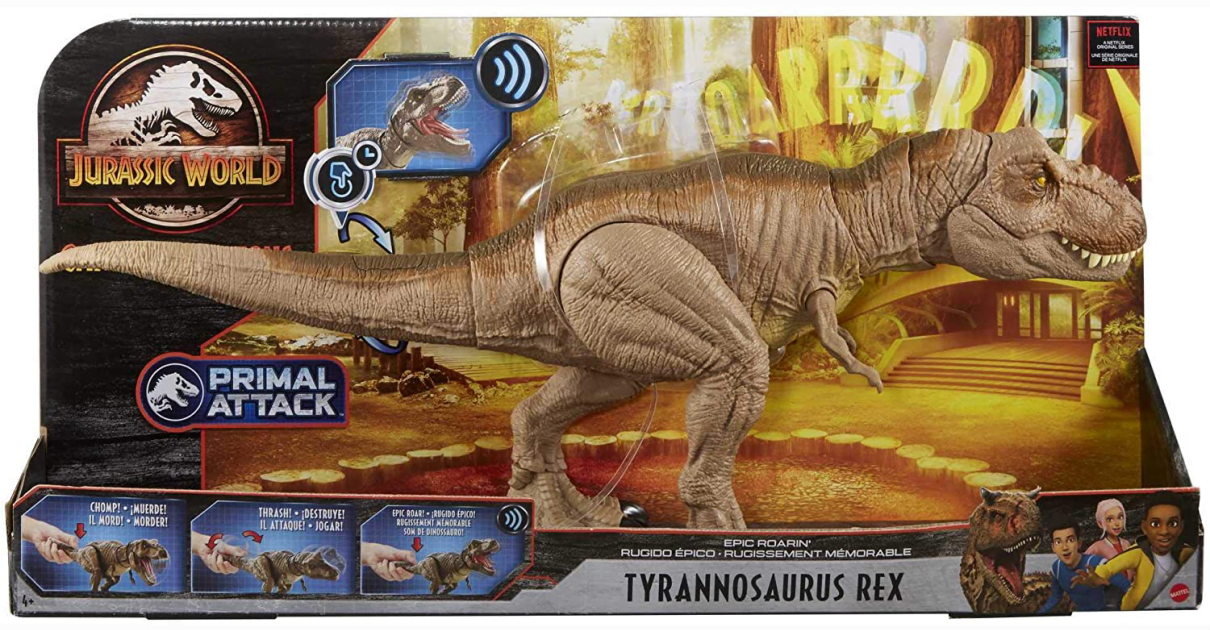 Comprar juguete Tiranosaurio Rex Rugidos Épicos de Mattel barato, ofertas en juguetes, juguetes de dinosaurios baratos