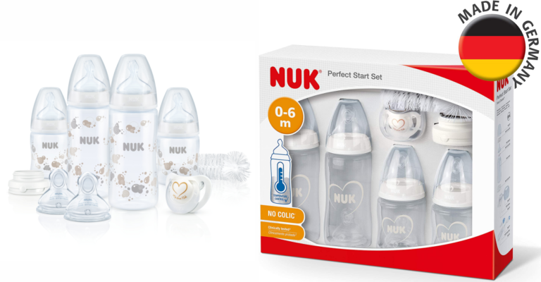 Chollo para recién nacidos: pack de biberones NUK Perfect Start First Choice+ solo 15,99 euros. Ahorras 21 euros.