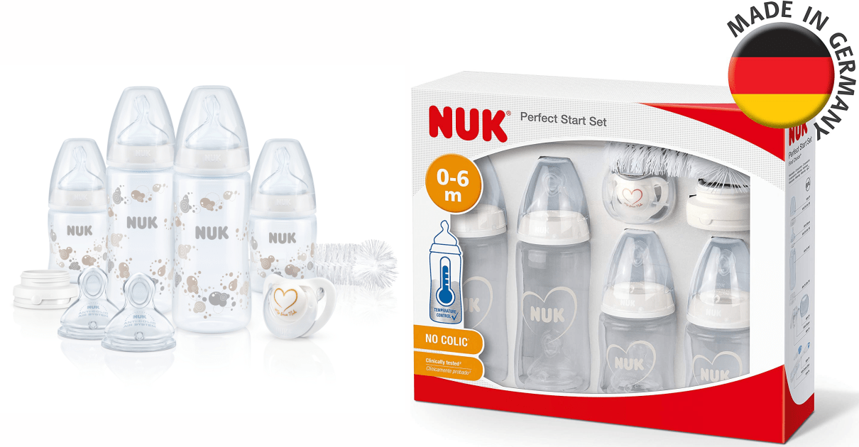 Pack de biberones NUK Perfect Start First Choice+ baratos, ofertas en biberones, biberones baratos