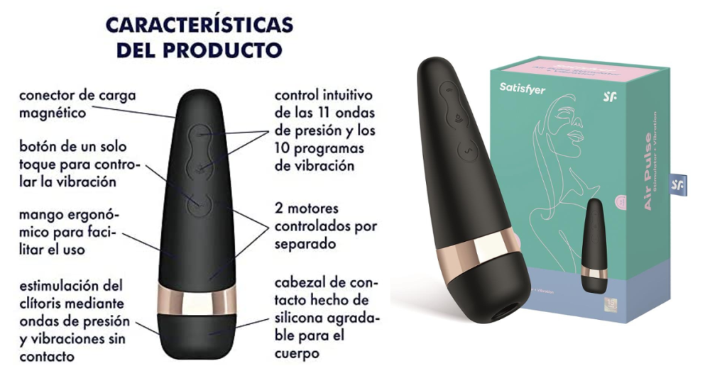 Pasemos al siguiente nivel: succionador de clítoris Satisfyer Pro 3 solo 20,99 euros. 65% de descuento.