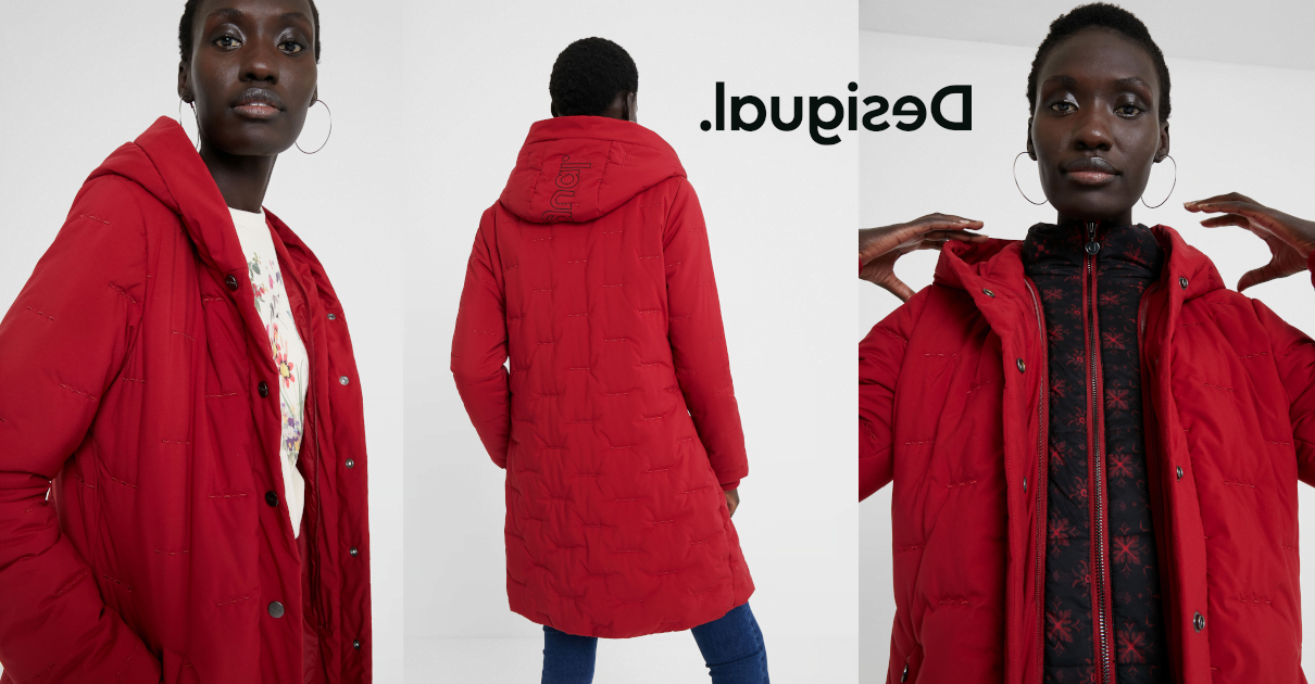 Abrigo largo Desigual barato, ofertas en ropa de marca