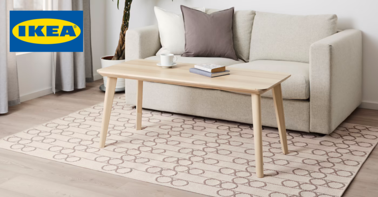 Tu suelo se merece esta Alfombra RINDSHOLM IKEA con un 50% de descuento. Solo 39 euros.