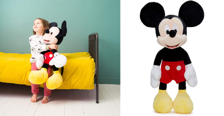 Este peluche de Mickey de 80 cm será un regalazo. Lo hemos encontrado para ti por 29 euros.