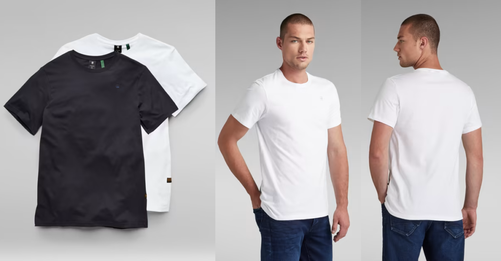 Este pack de 2 camisetas G-Star Raw Base ha bajado a los 19,97 euros. Tiene el 50% de descuento.