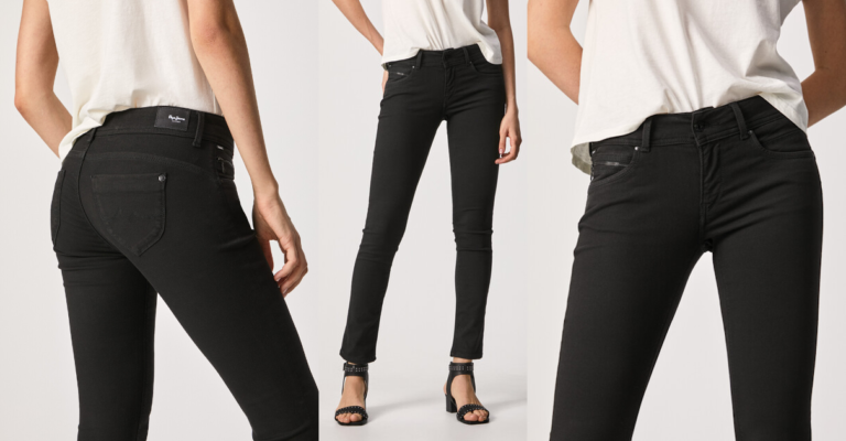 Enfúndate este pantalón vaquero Pepe Jeans New Brooke con el 60% de descuento. Te lo llevas por 36 euros.