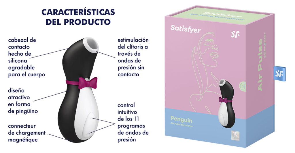 Regala(te) el Satisfyer Pro Penguin con el 65% de descuento. Solo 20,99 euros.