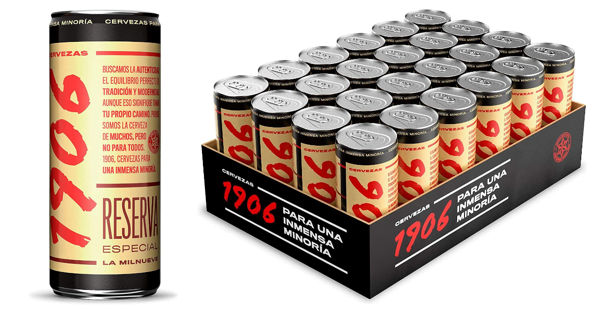 Cerveza Estrella Galicia 1906 barata, ofertas en supermercado