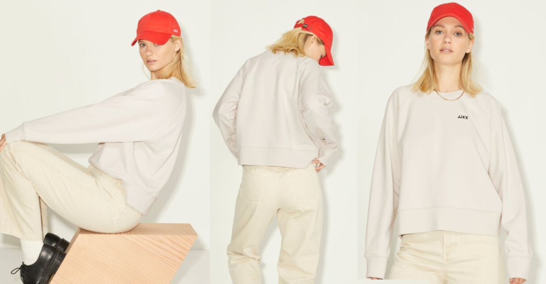 Jack & Jones estrena su línea para mujer con esta sudadera Jxcaitlyn que puedes comprar aquí por 11 euros.