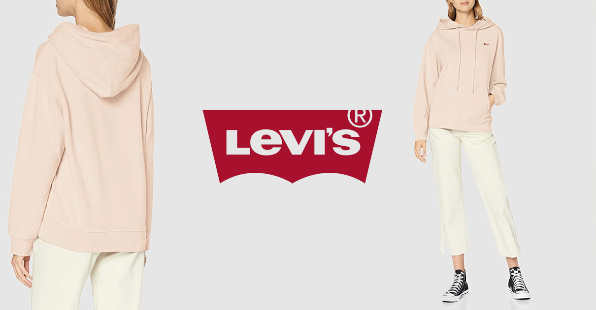 Descifrar Metro Cubo CHOLLO! Sudadera Levi's Standard Hoodie solo 34€ (-50%)