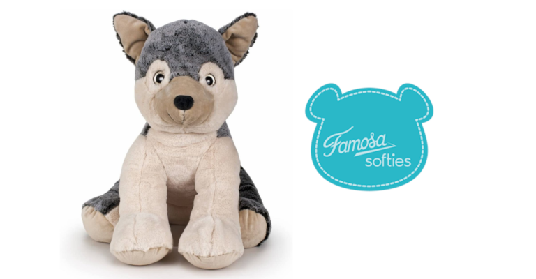 Regala este peluche Pastor Alemán de Famosa que tiene el 69% de descuento. ¡Solo 9,42€!