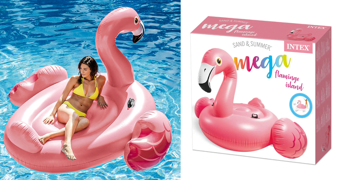 Cochoneta Intex flamenco barata, ofertas en colchonetas