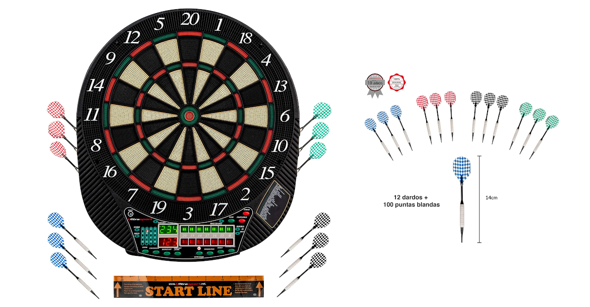 Diana electrónica Ultrasport barata, ofertas en juegos