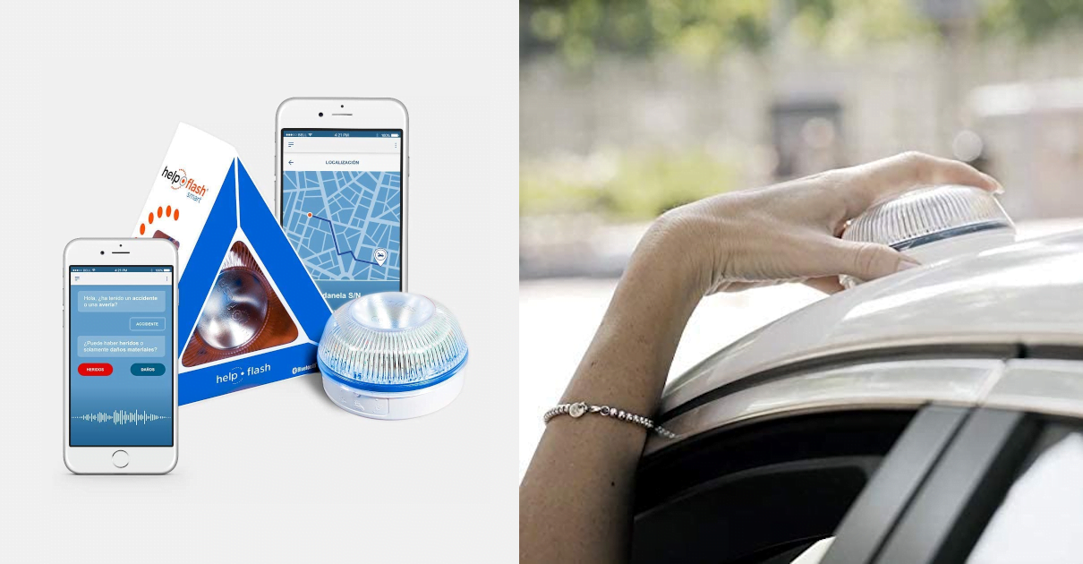 Luz de emergencia Help Flash barata, ofertas para el coche