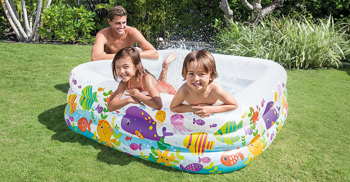 Piscina Intex Acuario barata, ofertas para niños