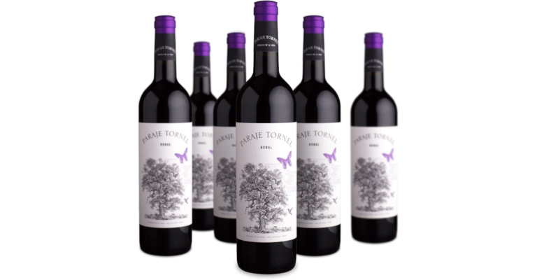 ¡Viva el vino! Y vivan estas 6 botellas de vino tinto Paraje Tornel con el 73% de descuento.
