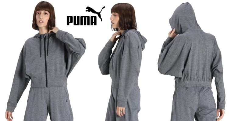 Vístete cómoda con esta sudadera Puma Train Cloudspun al 76% de descuento. ¡Solo 18€!