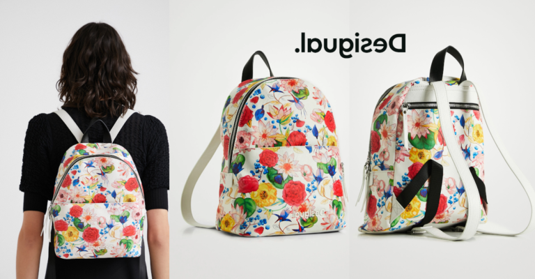 Llévate esta mochila Desigual Floral con el 50% de descuento. Solo 29,97€.