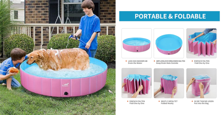 Regala a tu peludo esta piscina para perros por 16,20€. ¡Chollo perruno!