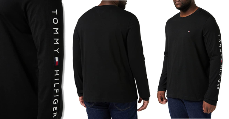 Prepárate para el frío con esta camiseta de manga larga Tommy Hilfiger al 50% de descuento.