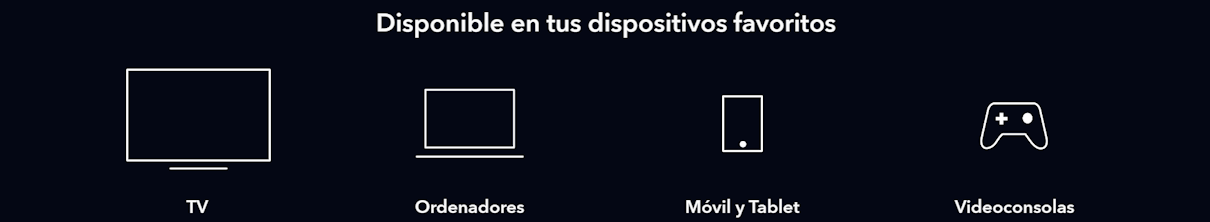 Dispositivos compatibles con Disney Plus