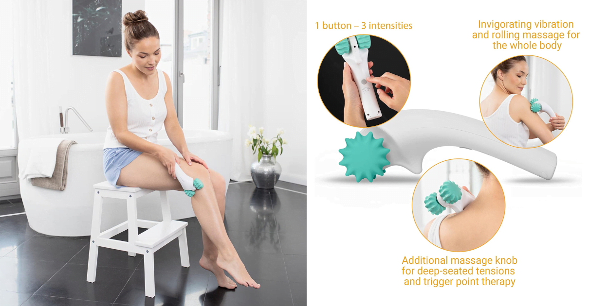 Masajeador Medisana con rodillos de vibración barato, ofertas en cuidado personal