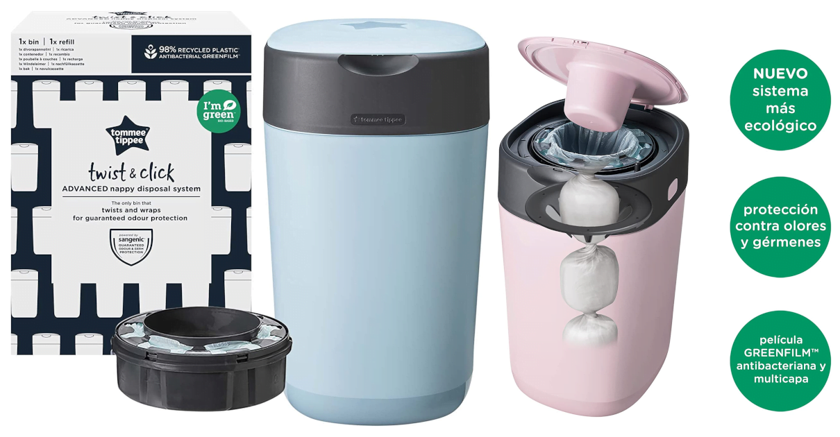 Contenedor para pañales Tommee Tippee Twist And Click barato, ofertas para bebes