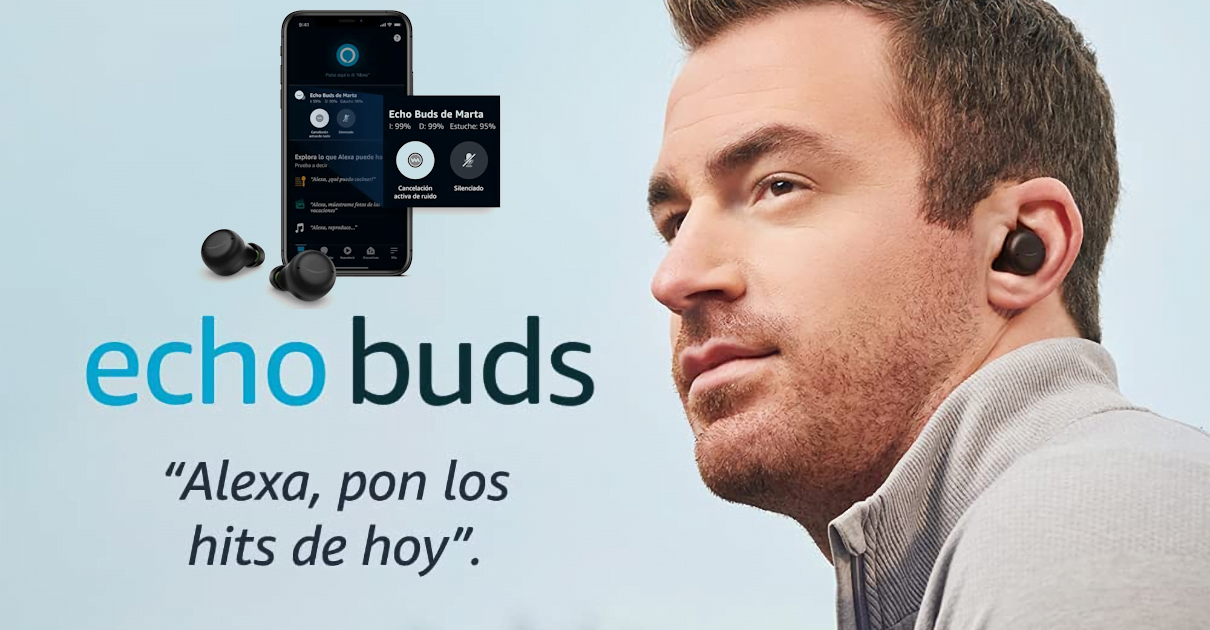 Auriculares inalámbricos Echo Buds 2, ofertas en auriculares inalámbricos, auriculares Bluetooth baratos