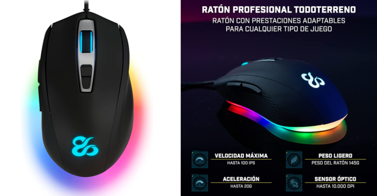 Ganarás siempre en comodidad con este ratón gaming Newskill Helios. Llévatelo a su mínimo histórico de 19,94€.