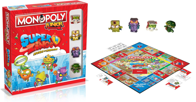 ¡A jugaaaaar! Juego de mesa Monopoly Junior SuperZings por solo 14,55€. 46% de descuento.