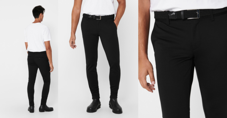 Haz sitio en tu armario para estos pantalones chinos Only & Sons Mark al 60% de descuento.