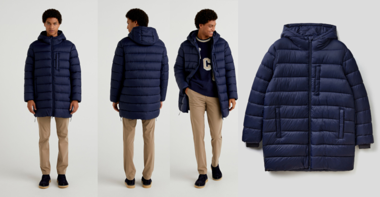 No te querrás quitar este plumífero Benetton que te traemos con el 50% de descuento.