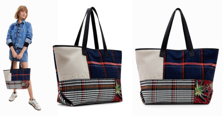 Este original bolso Desigual Patch puede ser tuyo con el 70% de descuento.