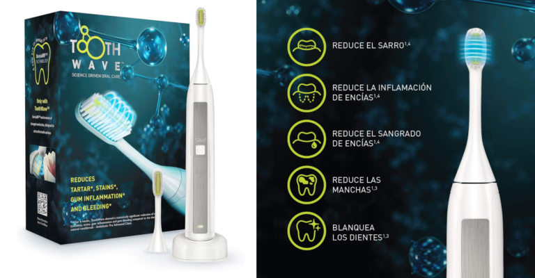 ¡92% de descuento en el cepillo de dientes eléctrico Silk’n Toothwave!
