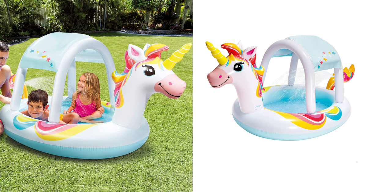 Piscina Intex infantil de unicornio barata, ofertas en piscinas