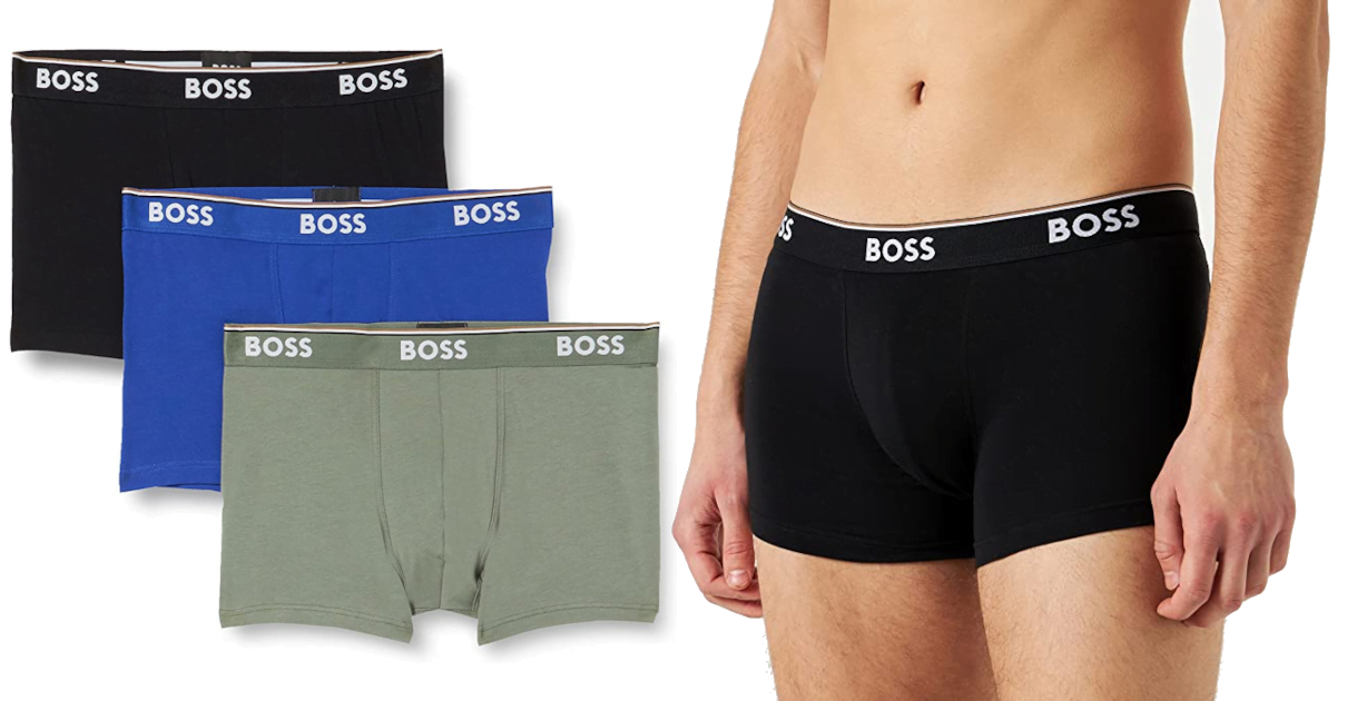 Pack de 3 boxers Hugo Boss baratos, ofertas en ropa interior