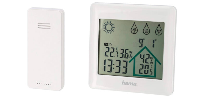 Estación meteorológica Hama Action: controla el tiempo en tu escritorio 14,99€.