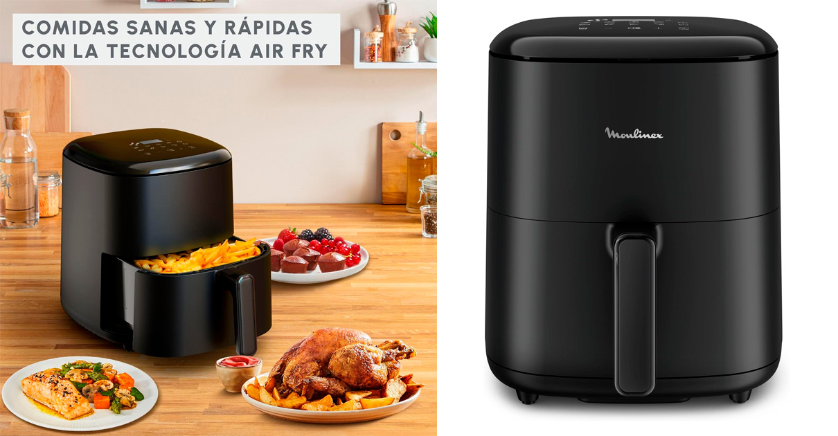 Freidora de aire Moulinex Easy Fry Max barata, ofertas en electrodomesticos