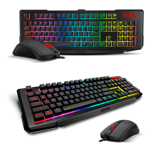 Pack de teclado y ratón Ozone Gaming Gear Double Tap con el 58% de descuento.